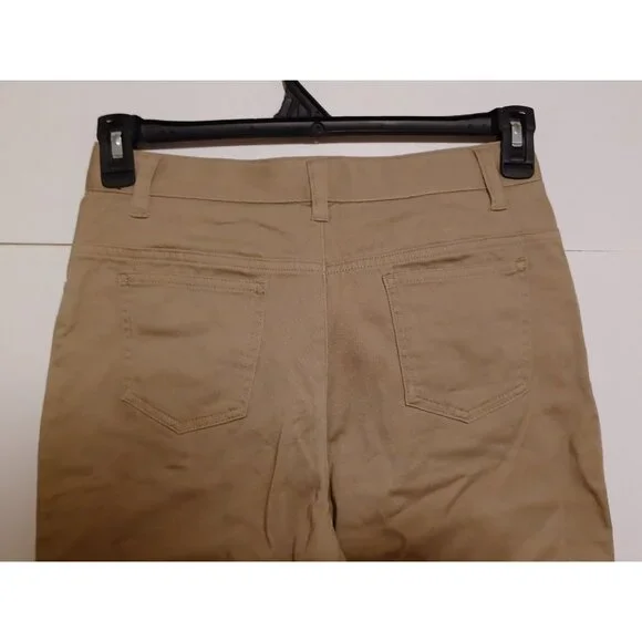 Landsend Girls Fine Tune The Fit Size 16 28X22 Tan Jeans - Picture 7 of 8